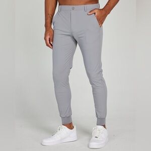 REDVANLY Halliday Pull On Jogger Pants Size Large Golf Stretch Activewear Grey